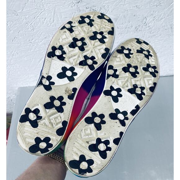 Converse Golf le Fleur One Star Ox Rainbow Sneaker Mens 11 Womens 13 LGBQ Pride - Picture 9 of 11